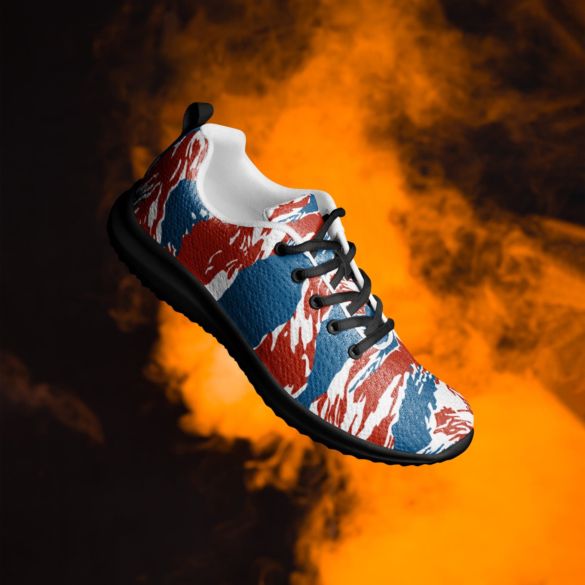 American Patriot Tiger Stripe CAMO Mens Athletic Shoes