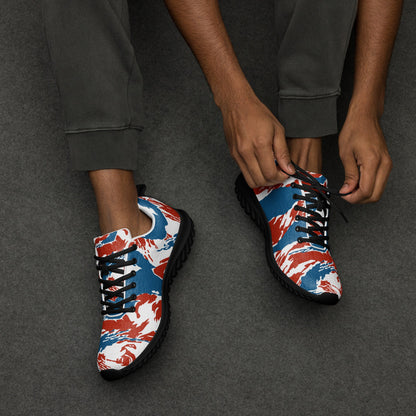 American Patriot Tiger Stripe CAMO Mens Athletic Shoes