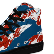 Tiger Stripe Patriot CAMO Mens High-Top Canvas Shoes