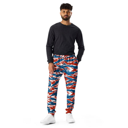 American Patriot Tiger Stripe CAMO Mens Joggers