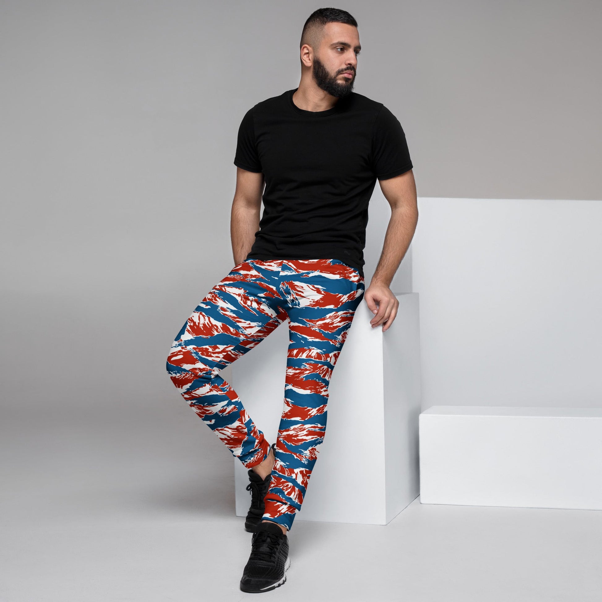 American Patriot Tiger Stripe CAMO Mens Joggers