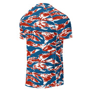 Tiger Stripe Patriot CAMO Mens Short-Sleeve Rash Guard - SS
