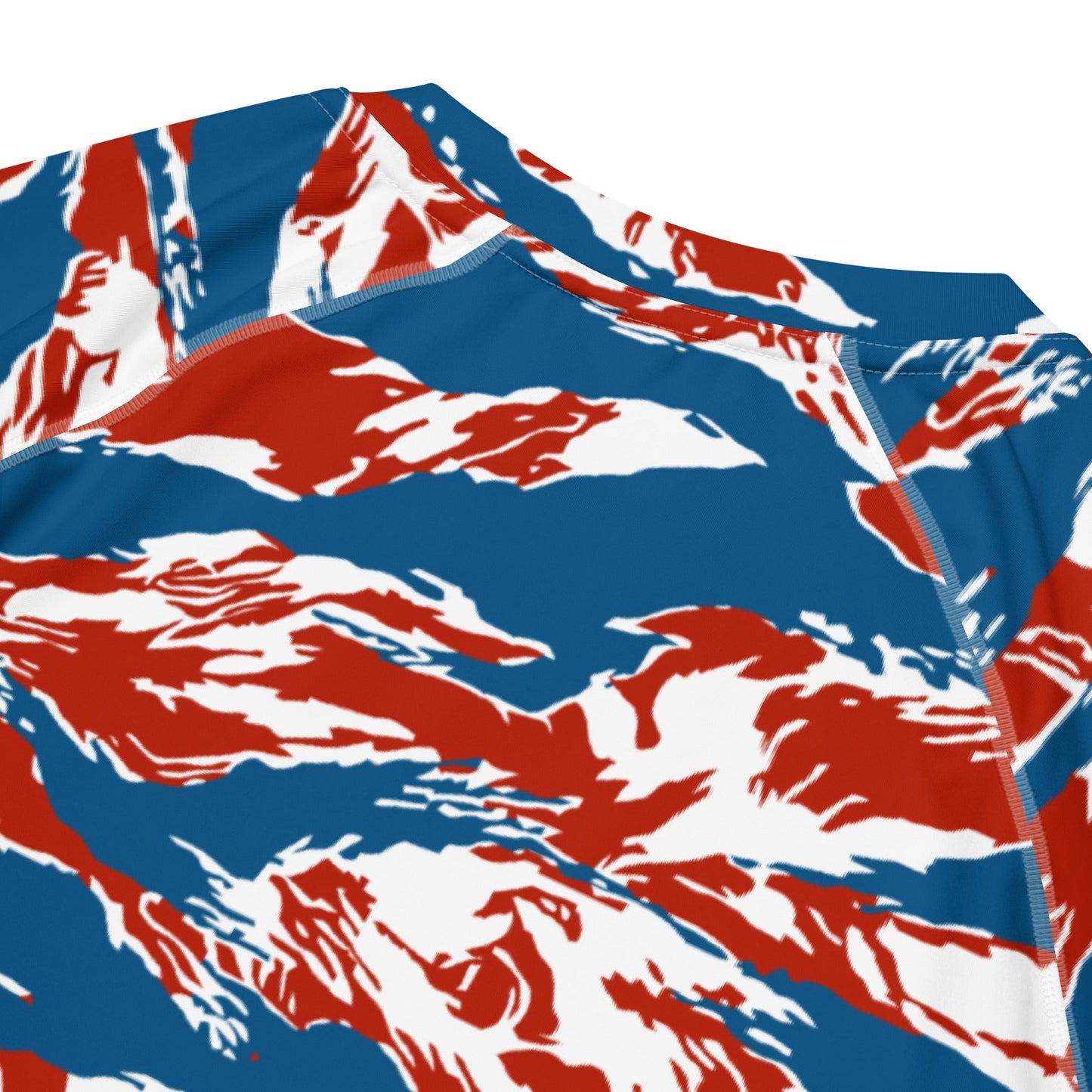 American Patriot Tiger Stripe CAMO Mens Short-Sleeve Rash Guard