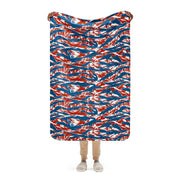Tiger Stripe Patriot CAMO Sherpa Blanket - 37″×57″