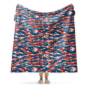 Tiger Stripe Patriot CAMO Sherpa Blanket - 60″×80″