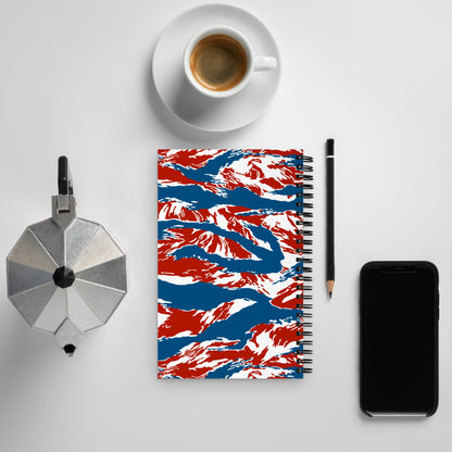 American Patriot Tiger Stripe CAMO Spiral Notebook