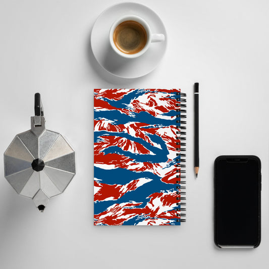 American Patriot Tiger Stripe CAMO Spiral Notebook