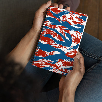 American Patriot Tiger Stripe CAMO Spiral Notebook