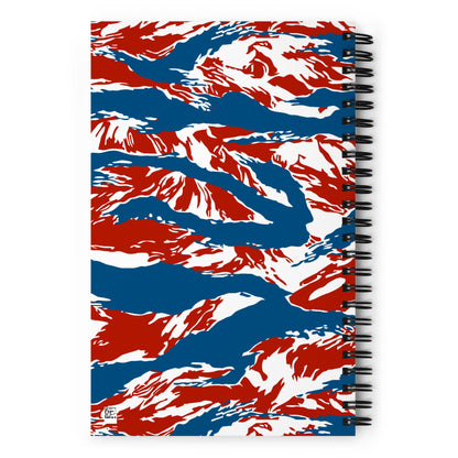 American Patriot Tiger Stripe CAMO Spiral Notebook