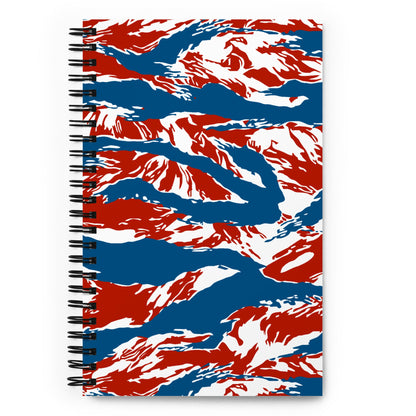 American Patriot Tiger Stripe CAMO Spiral Notebook