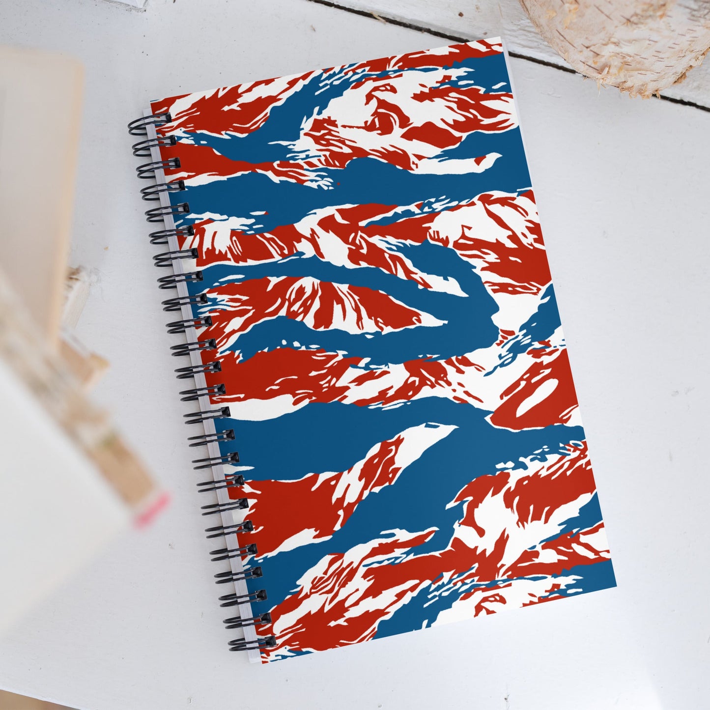 American Patriot Tiger Stripe CAMO Spiral Notebook