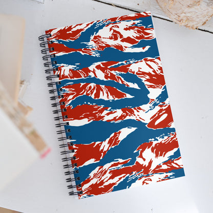 American Patriot Tiger Stripe CAMO Spiral Notebook