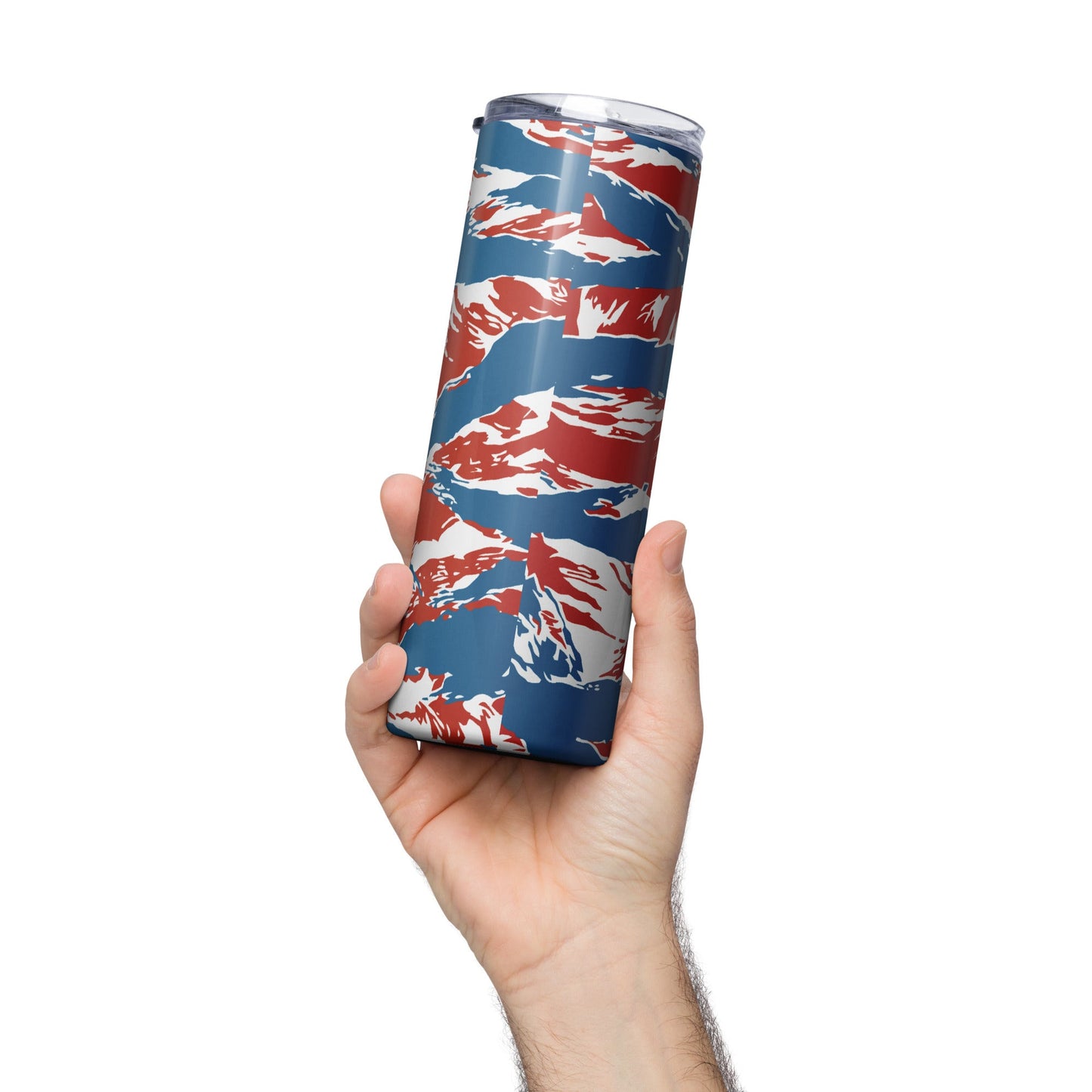 American Patriot Tiger Stripe CAMO Stainless Steel Tumbler