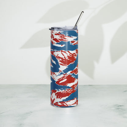 American Patriot Tiger Stripe CAMO Stainless Steel Tumbler