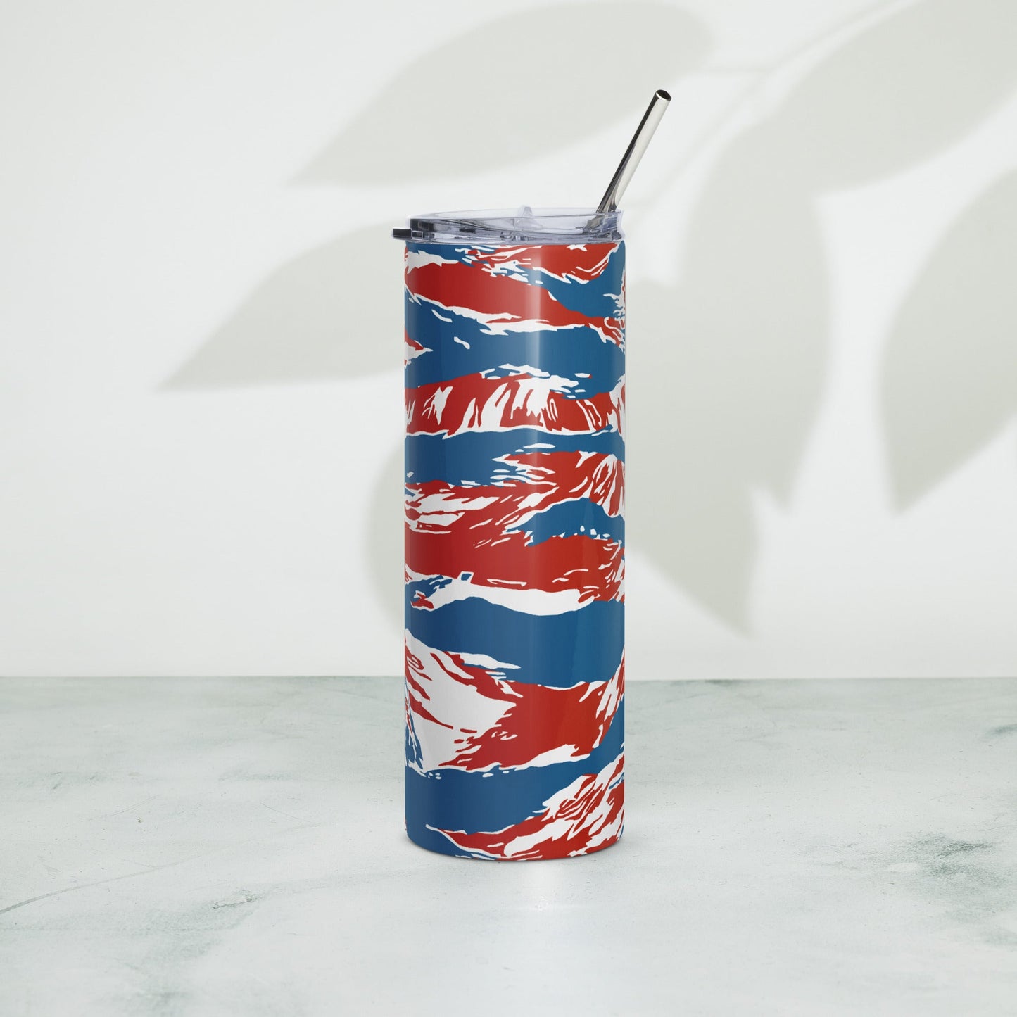 American Patriot Tiger Stripe CAMO Stainless Steel Tumbler