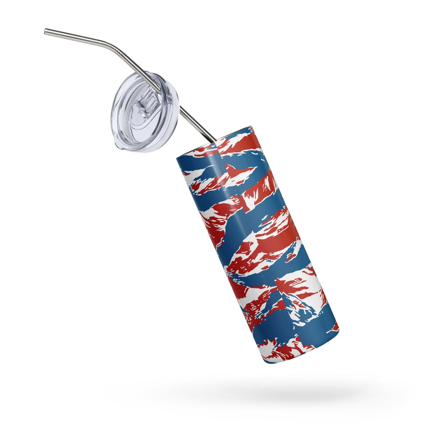 American Patriot Tiger Stripe CAMO Stainless Steel Tumbler