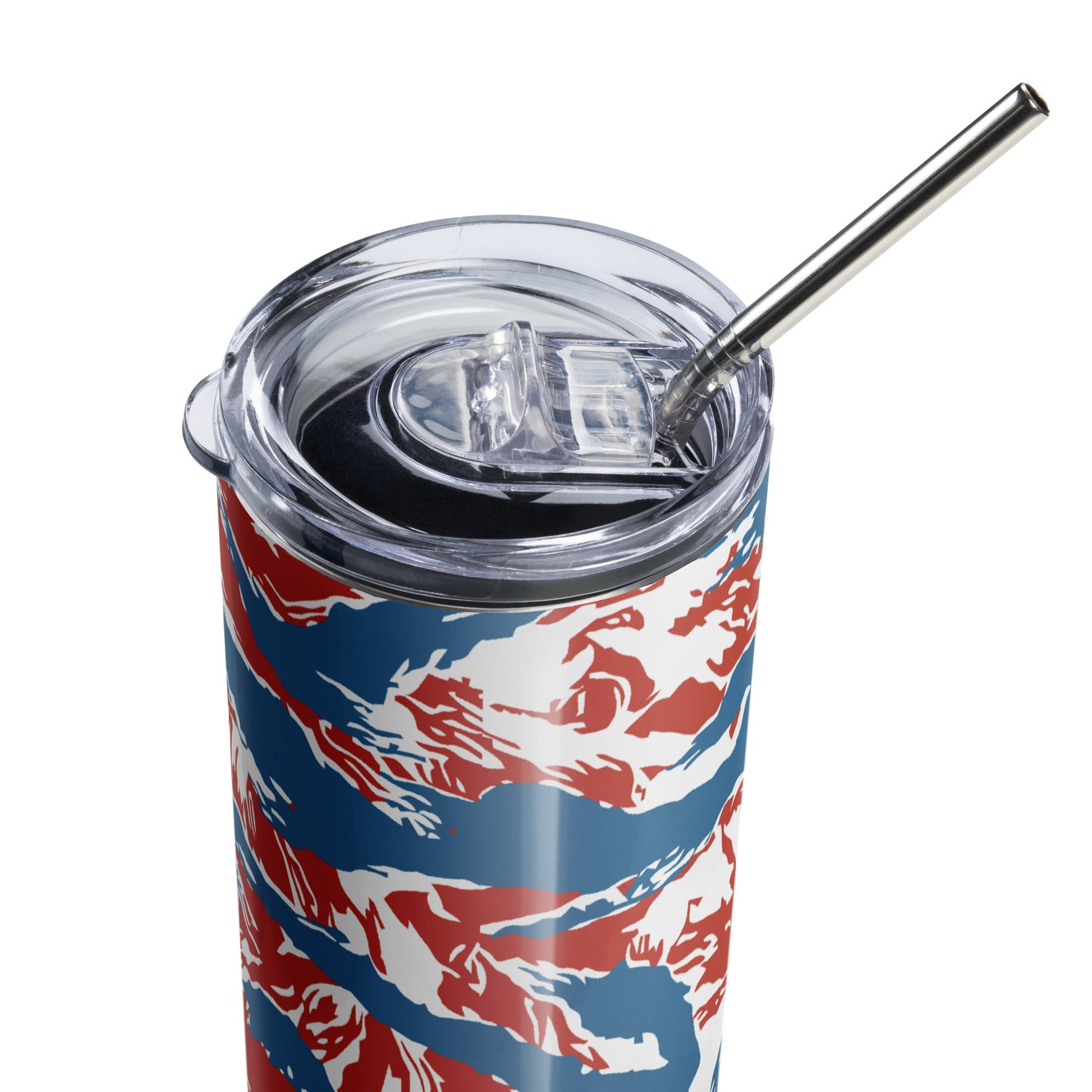 American Patriot Tiger Stripe CAMO Stainless Steel Tumbler
