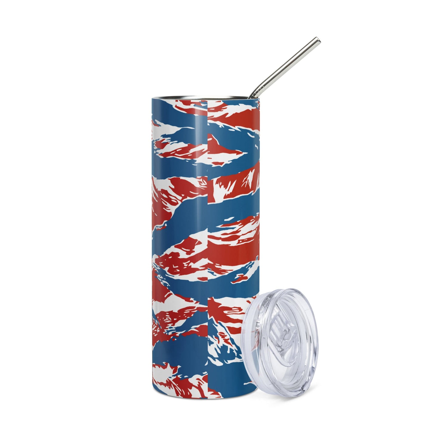 American Patriot Tiger Stripe CAMO Stainless Steel Tumbler