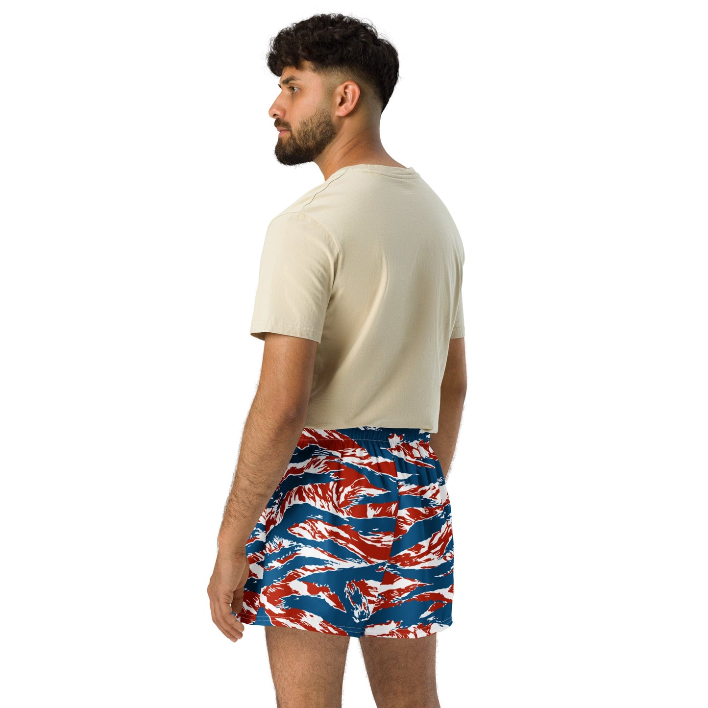 American Patriot Tiger Stripe CAMO Unisex Athletic Shorts
