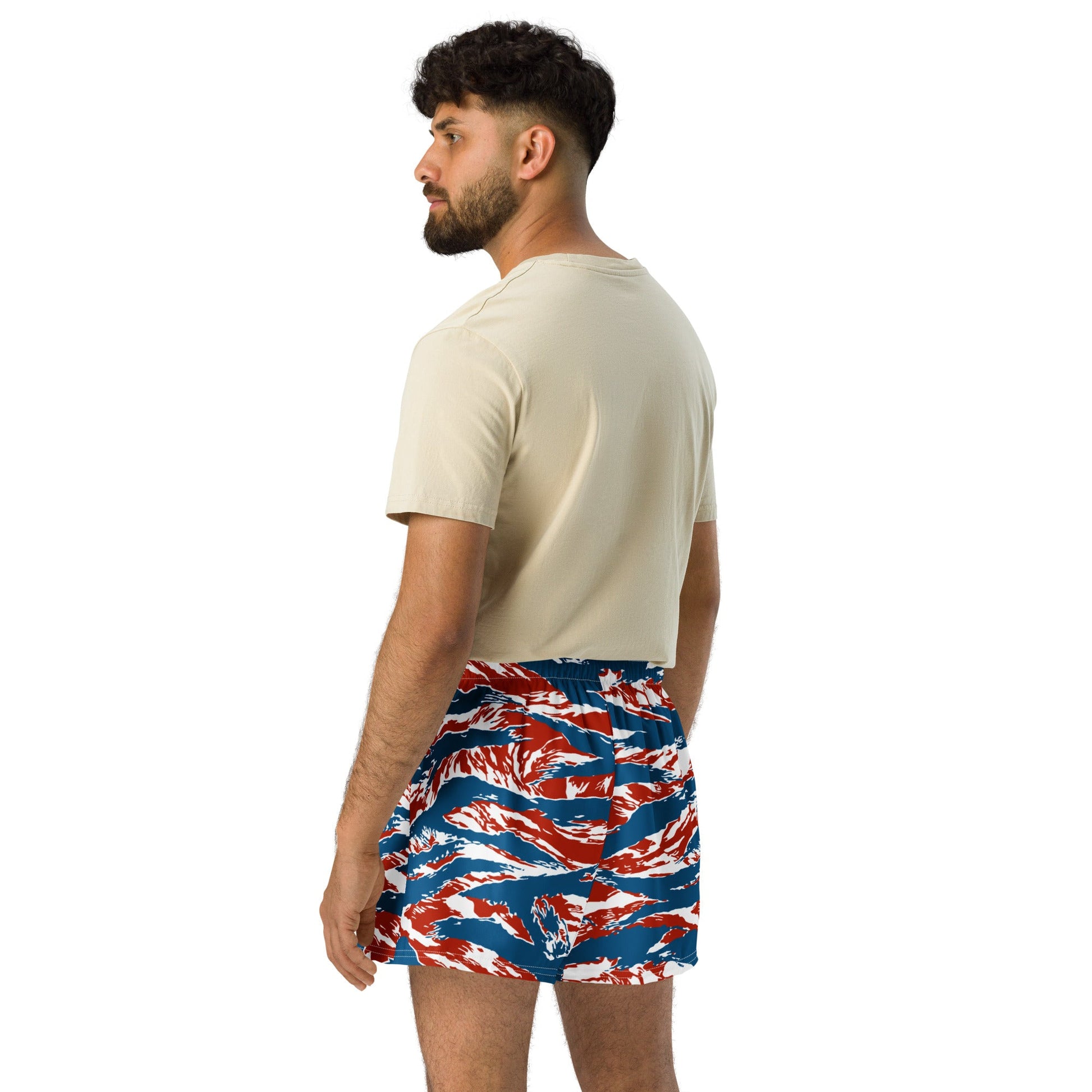 American Patriot Tiger Stripe CAMO Unisex Athletic Shorts