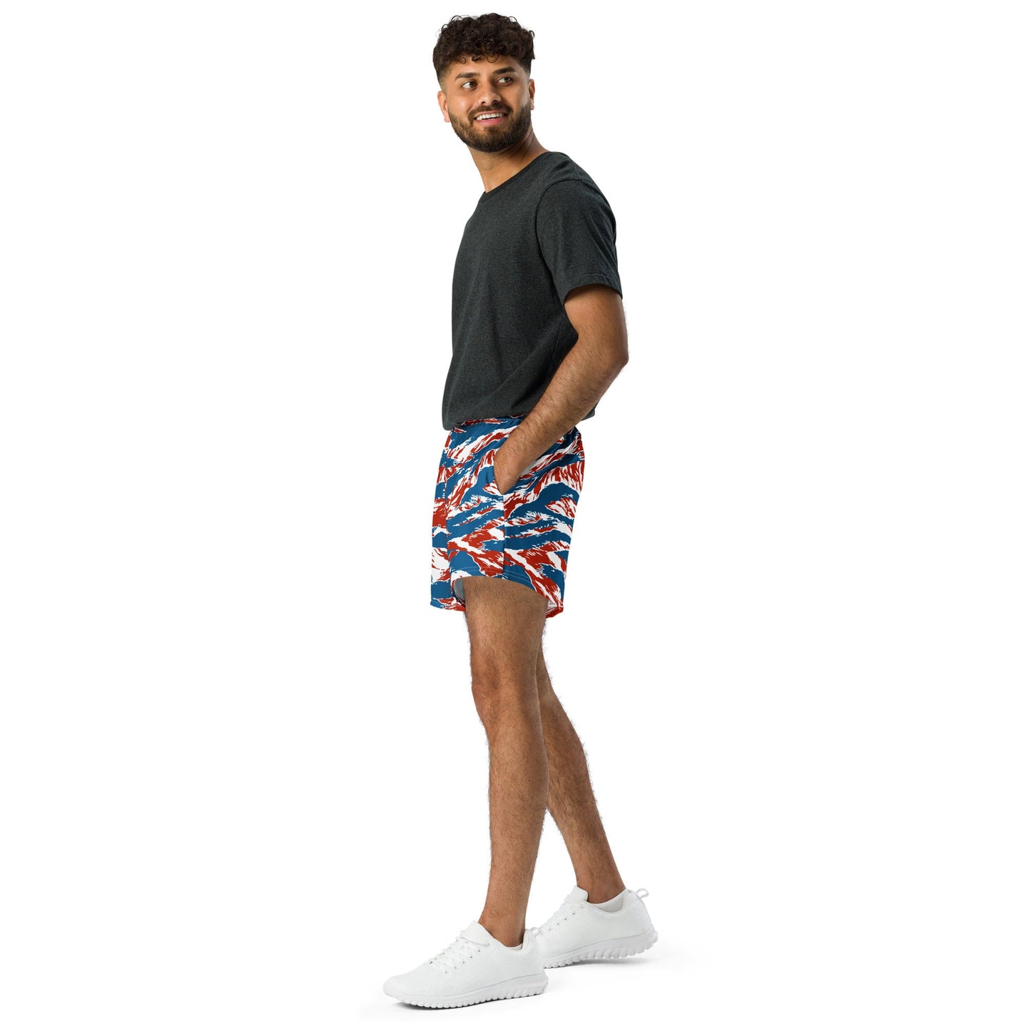 American Patriot Tiger Stripe CAMO Unisex Athletic Shorts