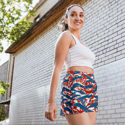 American Patriot Tiger Stripe CAMO Unisex Athletic Shorts