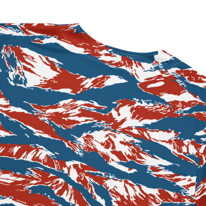 American Patriot Tiger Stripe CAMO Unisex Baseball Jersey