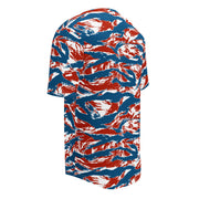 Tiger Stripe Patriot CAMO Unisex Baseball Jersey