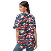 Tiger Stripe Patriot CAMO Unisex Baseball Jersey