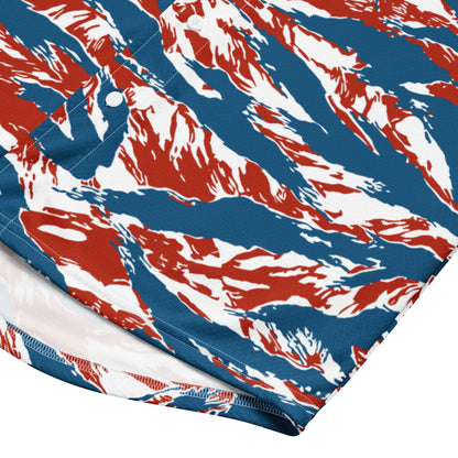 American Patriot Tiger Stripe CAMO Unisex Baseball Jersey