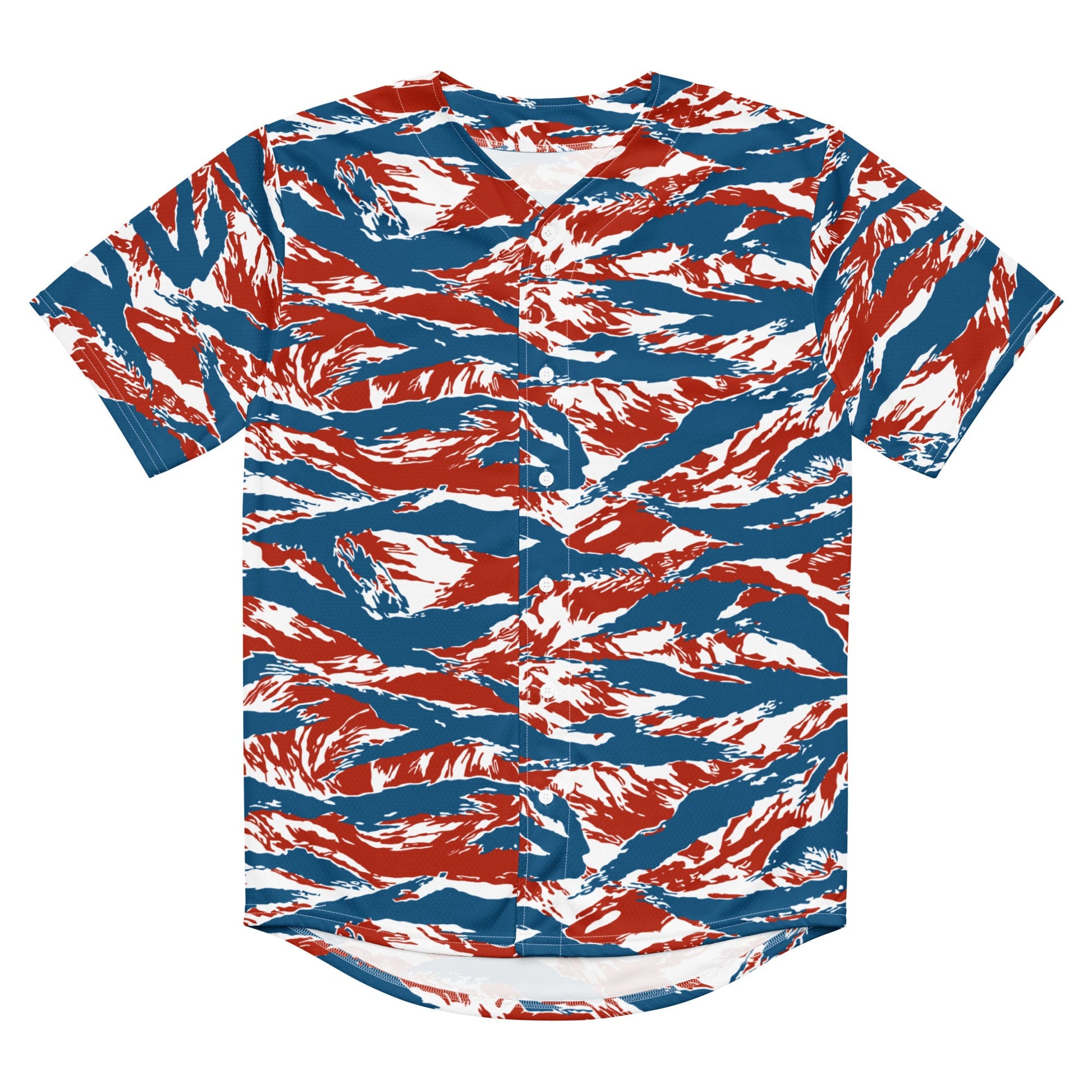 American Patriot Tiger Stripe CAMO Unisex Baseball Jersey