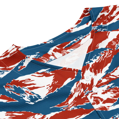 American Patriot Tiger Stripe CAMO Unisex Baseball Jersey