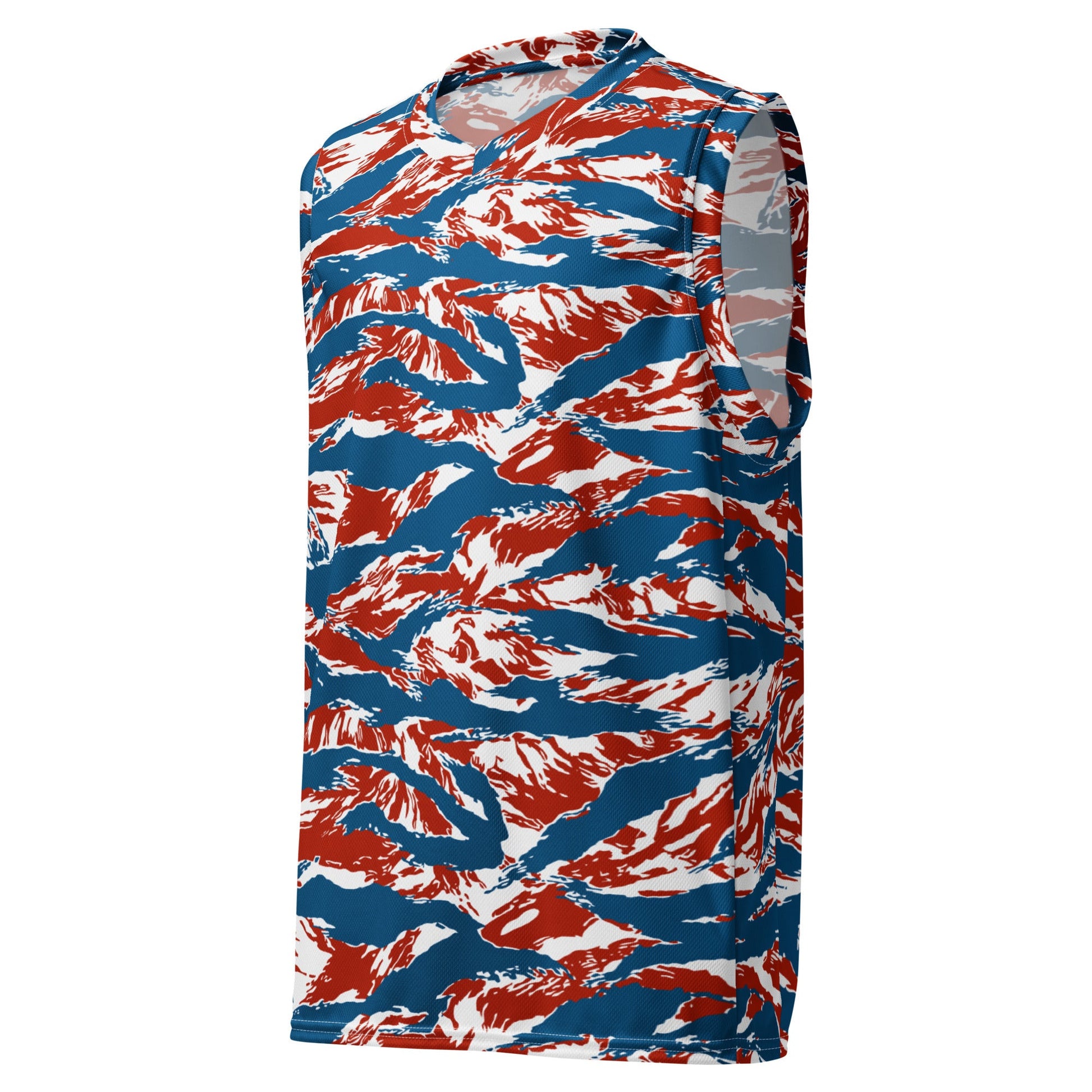 American Patriot Tiger Stripe CAMO Unisex Basketball Jersey