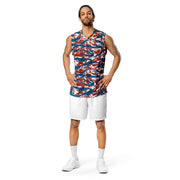 Tiger Stripe Patriot CAMO Unisex Basketball Jersey