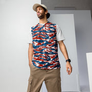 Tiger Stripe Patriot CAMO Unisex Basketball Jersey - 2XS