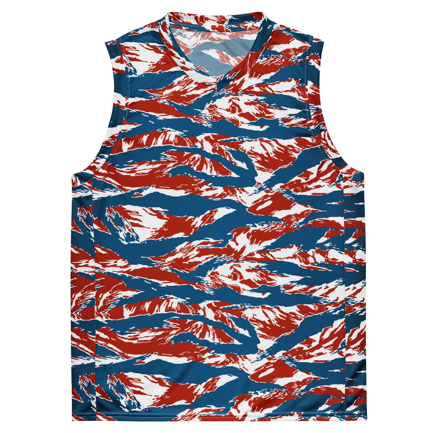 American Patriot Tiger Stripe CAMO Unisex Basketball Jersey