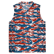 Tiger Stripe Patriot CAMO Unisex Basketball Jersey