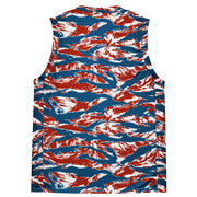 Tiger Stripe Patriot CAMO Unisex Basketball Jersey