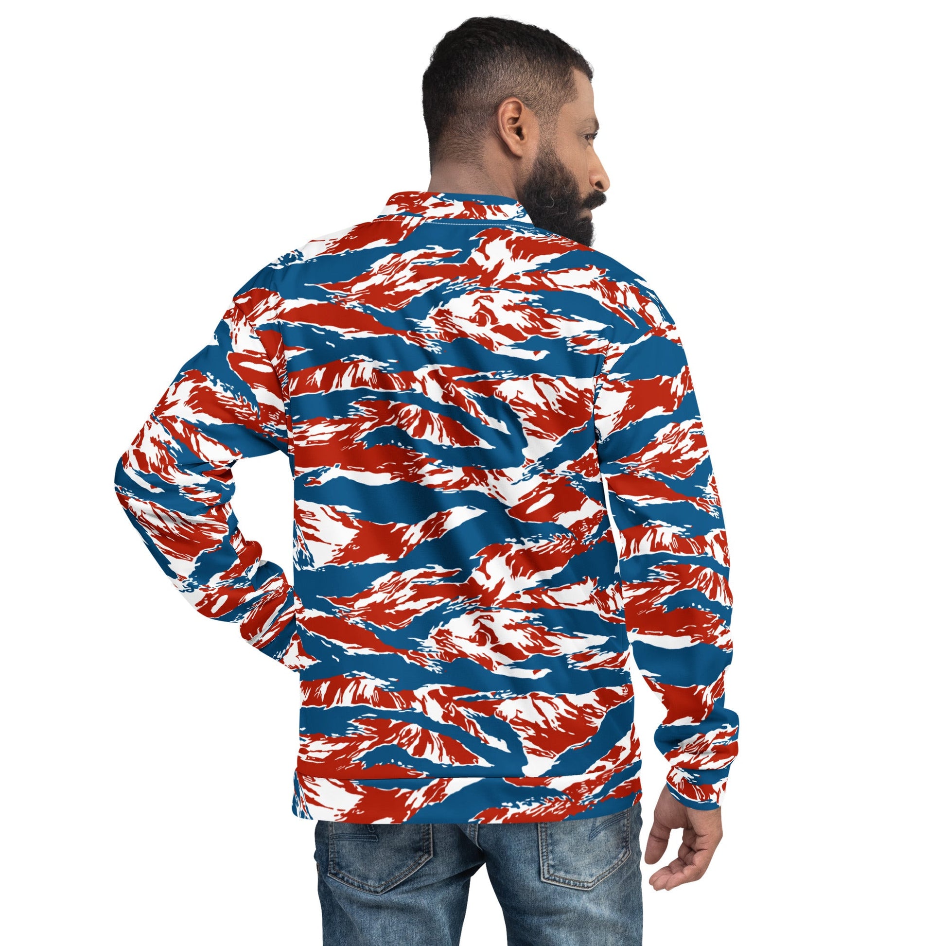 American Patriot Tiger Stripe CAMO Unisex Bomber Jacket
