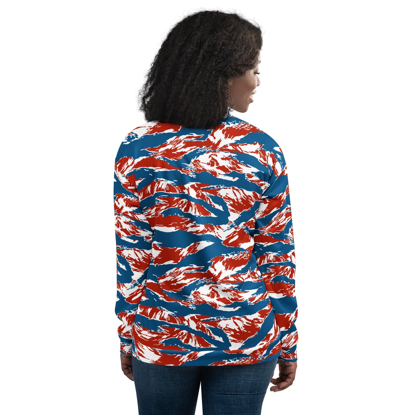 American Patriot Tiger Stripe CAMO Unisex Bomber Jacket