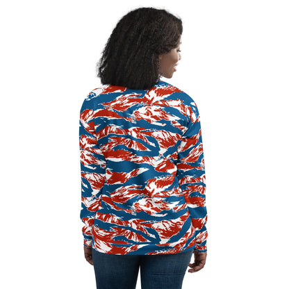 American Patriot Tiger Stripe CAMO Unisex Bomber Jacket