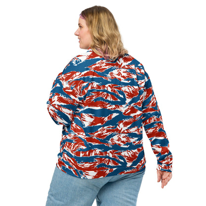 American Patriot Tiger Stripe CAMO Unisex Bomber Jacket