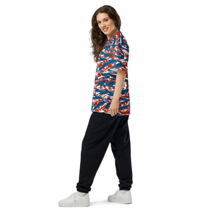 American Patriot Tiger Stripe CAMO Unisex Football Jersey