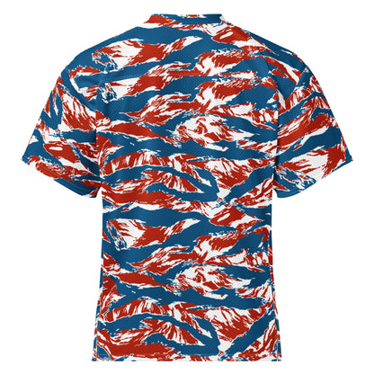 American Patriot Tiger Stripe CAMO Unisex Football Jersey