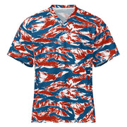 Tiger Stripe Patriot CAMO Unisex American Football Jersey - 2XS