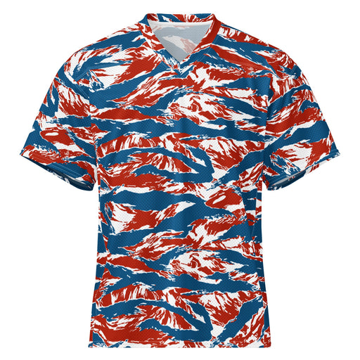 Tiger Stripe Patriot CAMO Unisex American Football Jersey - 2XS