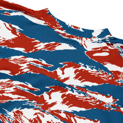 American Patriot Tiger Stripe CAMO Unisex Football Jersey