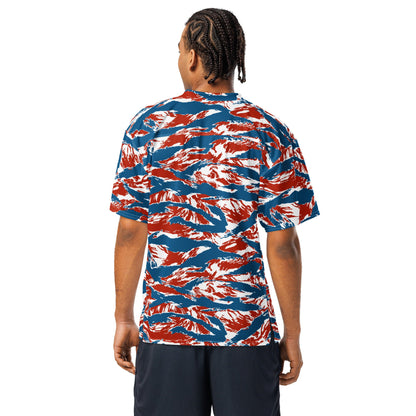 American Patriot Tiger Stripe CAMO Unisex Football Jersey