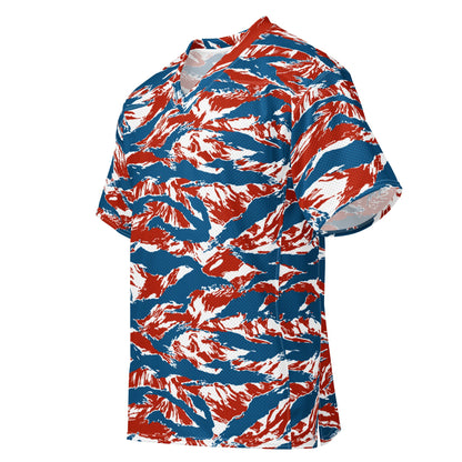 American Patriot Tiger Stripe CAMO Unisex Football Jersey