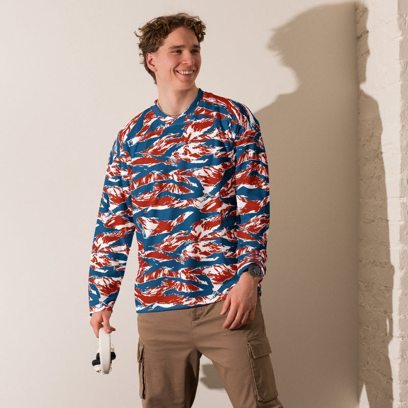 Tiger Stripe Patriot CAMO Unisex Hockey Fan Jersey